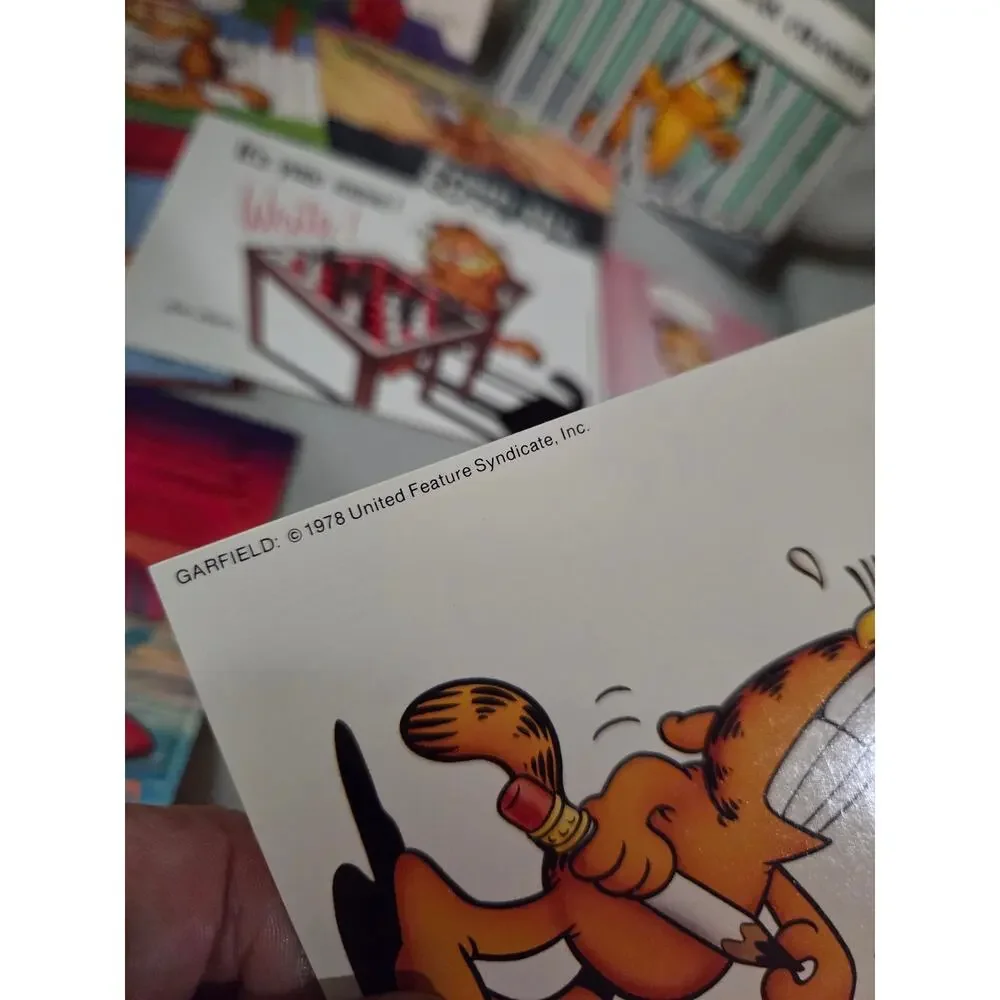 Lot 18 Vtg Garfield POSTCARDS 1978 New Funny Mom Always liked me Best